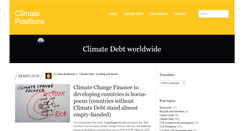 Desktop Screenshot of climatepositions.com